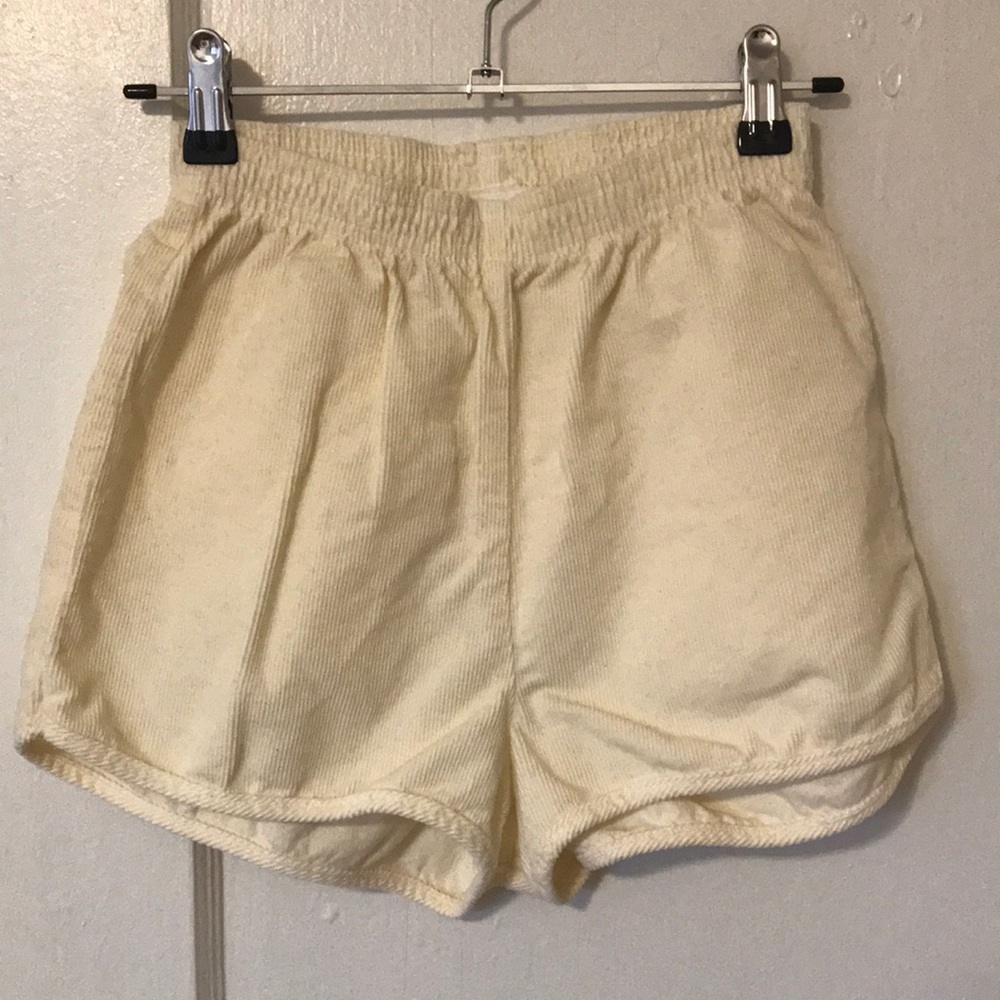 American Apparel Corduroy Denim Shorts